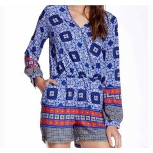 ✨Anthropologie Everleigh Multicolored Sz Medium Romper✨